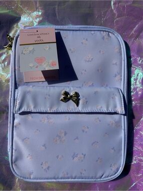 LoveShackFancy Lavender x Yoobi Tech Organizer Everblooming Rosettes